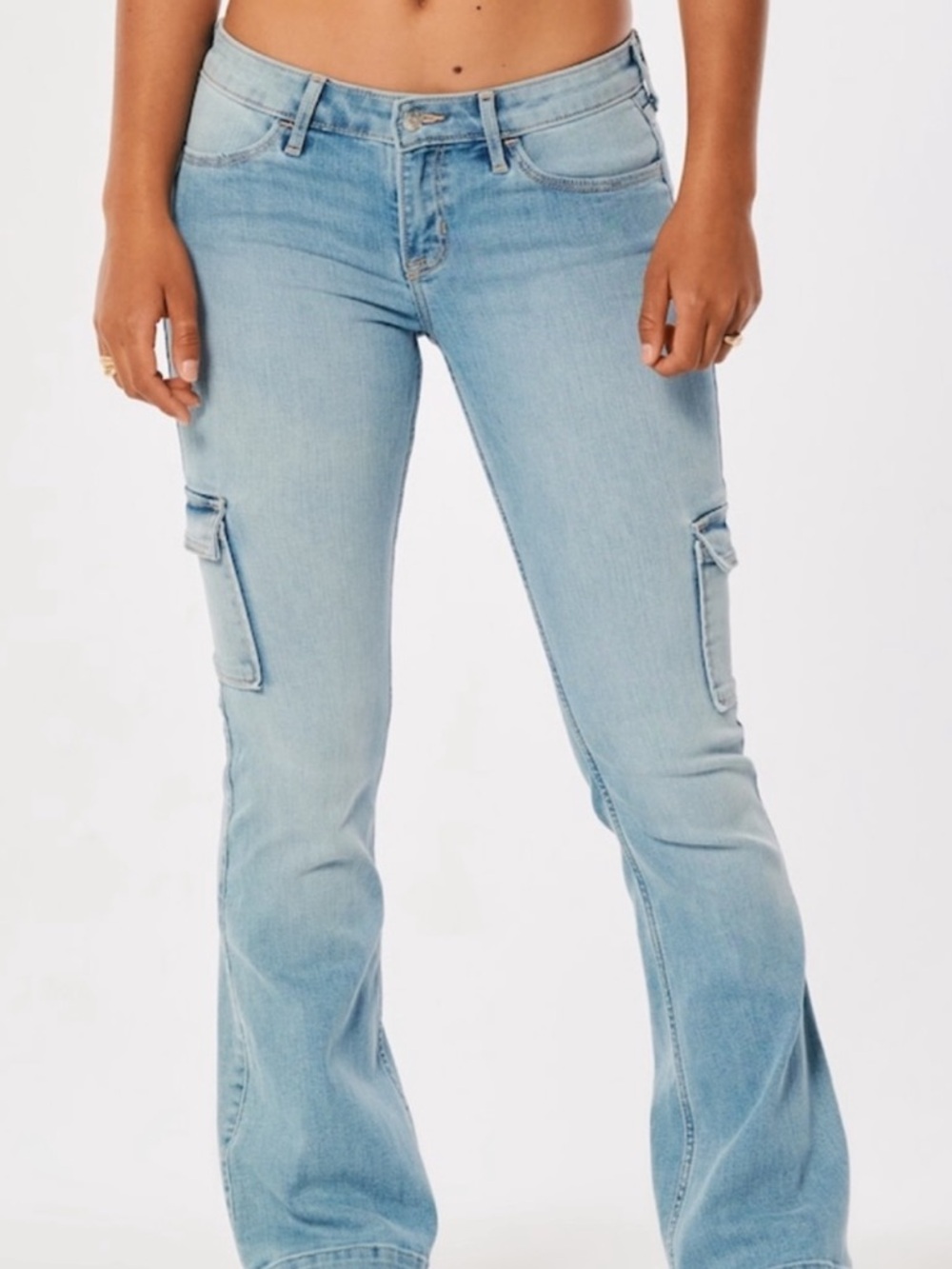 Hollister Cargo Bootcut Jeans